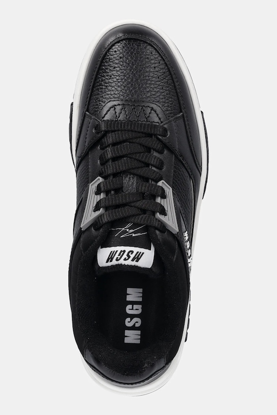 Kožené tenisky MSGM čierna 3840MS604.886.99