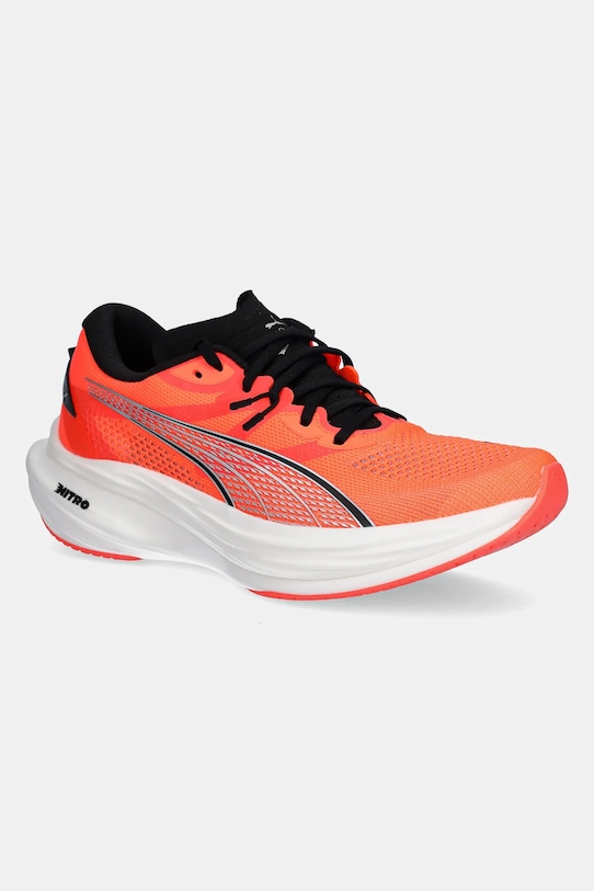 Puma sneakers de alergat Deviate NITRO 3 Planet friendly portocaliu 309707