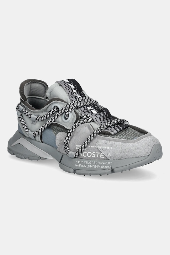 Ботинки Lacoste L003 ACTIVE RUNWAY замш серый 49SMA0012