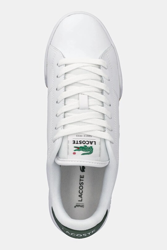 Кожаные кроссовки Lacoste CARNABY CUP белый 49SMA0036