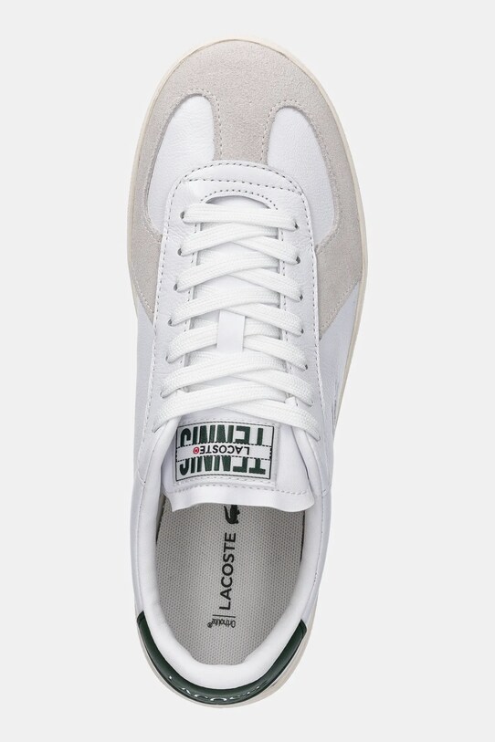 Кожаные кроссовки Lacoste BASESHOT PRO белый 49SMA0063