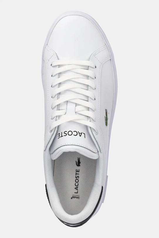 Lacoste sandały skórzane POWERCOURT biały 49SMA0081