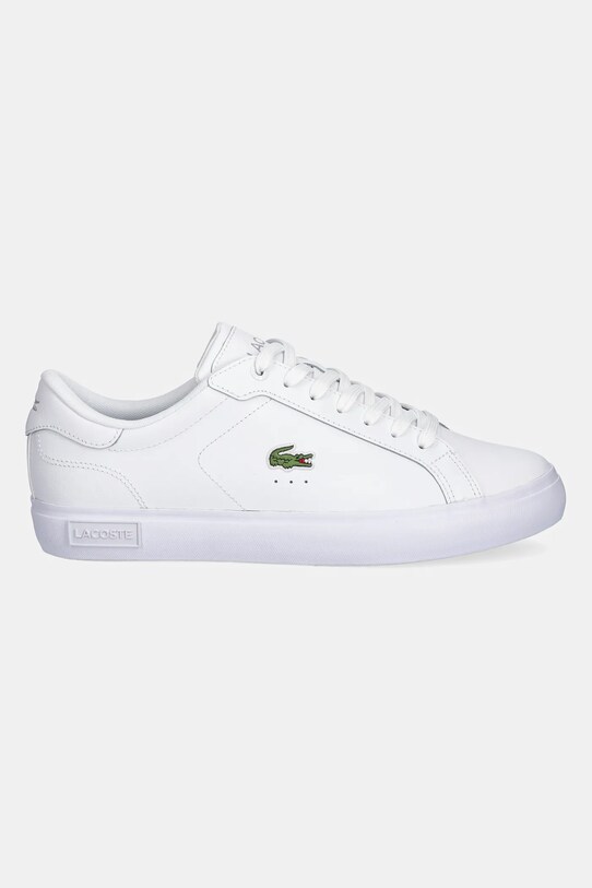 Lacoste sandale de piele POWERCOURT 49SMA0081 alb SS25