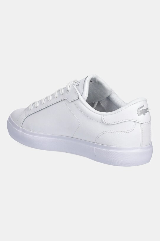 Încălțăminte Lacoste sandale de piele POWERCOURT 49SMA0081 alb