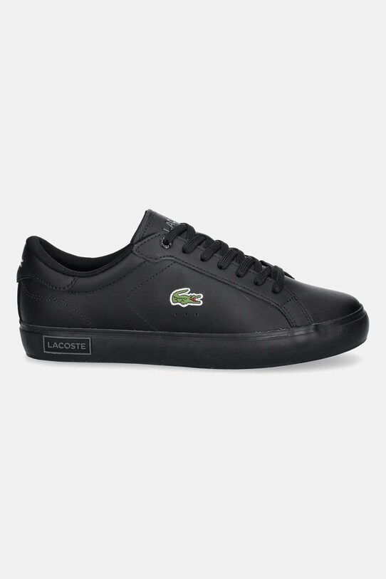 Lacoste sandały skórzane POWERCOURT 49SMA0081 czarny SS25