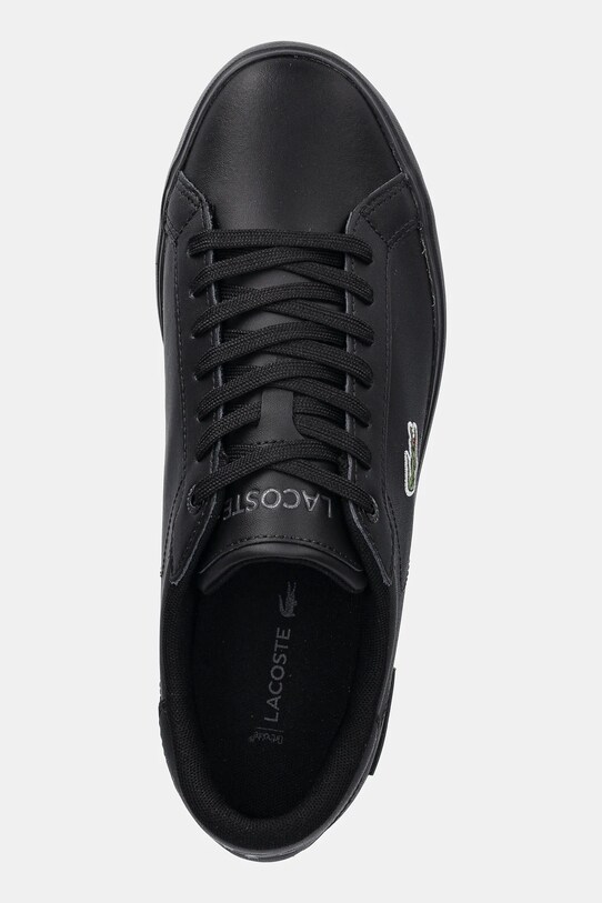 Lacoste sandały skórzane POWERCOURT czarny 49SMA0081