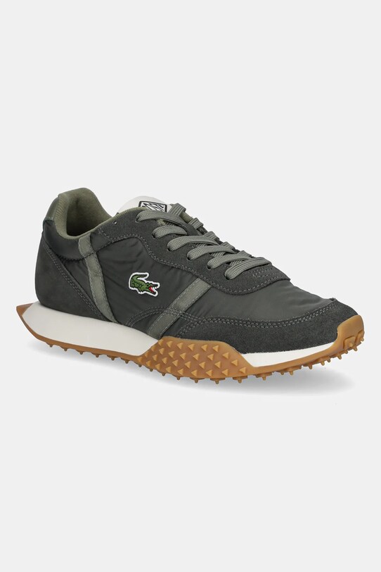 Lacoste sneakers L-SPIN EVO piele întoarsă verde 49SMA0104