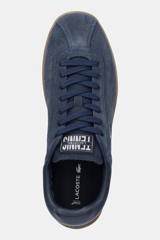 Lacoste sneakersy zamszowe BASESHOT granatowy 49SMA0133