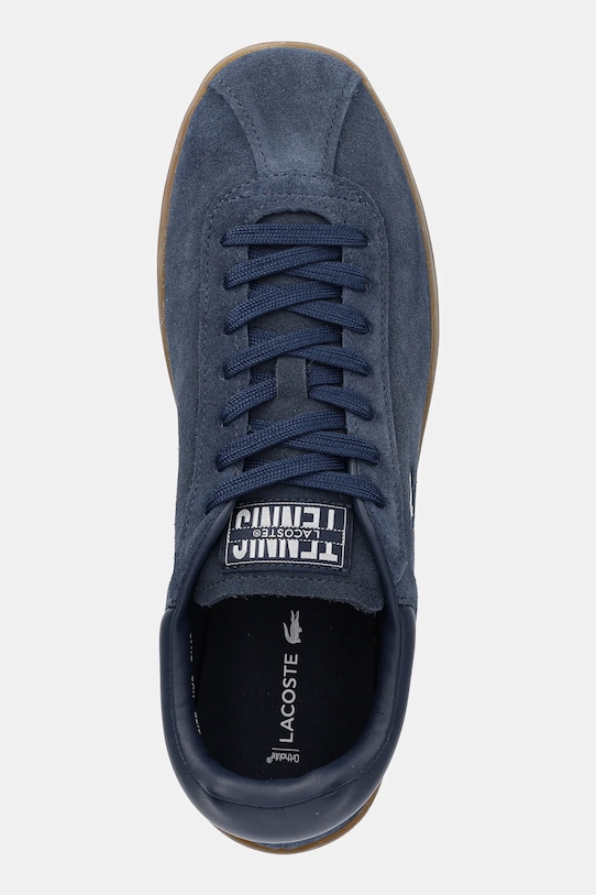 Замшевые кроссовки Lacoste BASESHOT тёмно-синий 49SMA0133