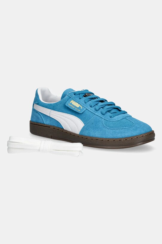 Замшевые кроссовки Puma Super Team SD 398528 голубой