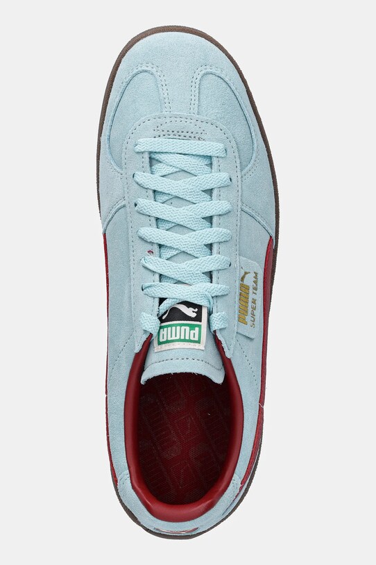 Puma velúr sportcipő Super Team SD türkiz 398528