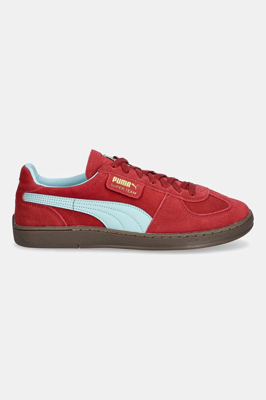 Puma velúr sportcipő Super Team SD 398528 burgundia SS25