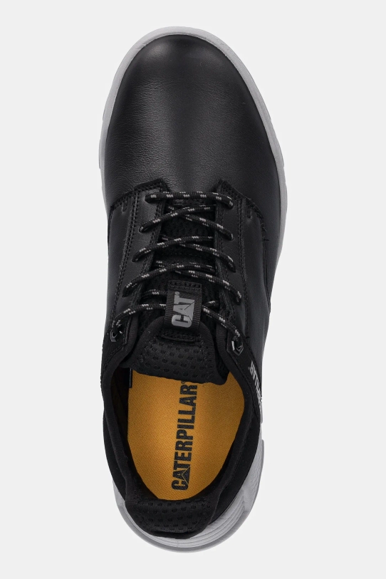 Caterpillar sneakersy skórzane HEX LITE LEATHER czarny P726319