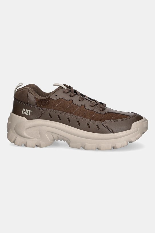 Caterpillar sneakers din piele INTRUDER LITE P726189 maro SS25