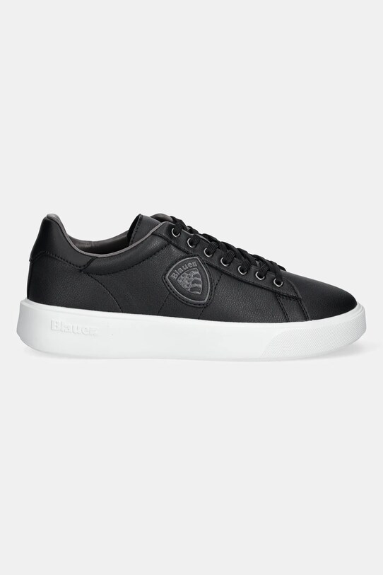 Blauer sportcipő BUCK S5BUCK01.LEA.BLK fekete SS25