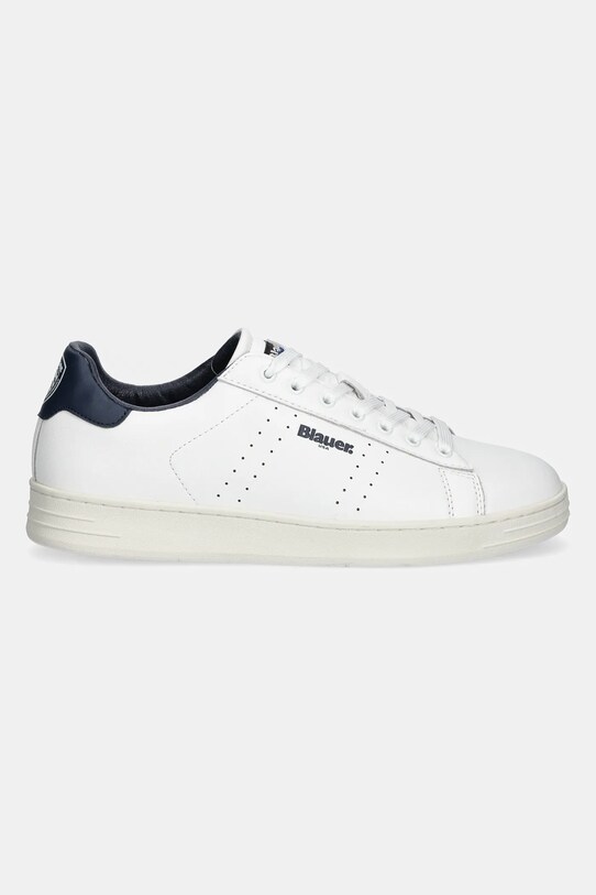 Blauer sneakersy skórzane GRANT S5GRANT01.LEA.WHI biały SS25