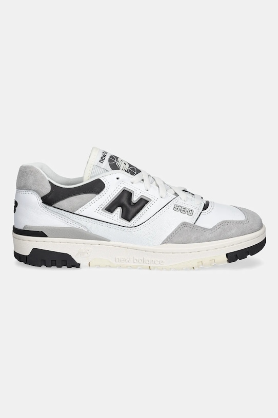 Δερμάτινα αθλητικά παπούτσια New Balance 550 BB550GWB λευκό SS25