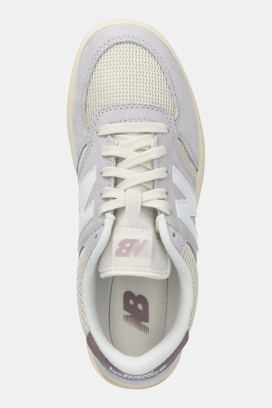 Nubukové tenisky New Balance CT500 sivá CT500GC