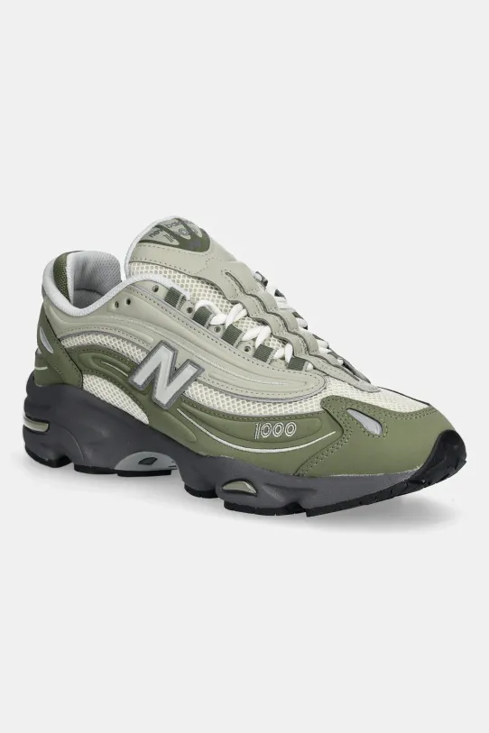 New Balance sneakersy M1000 tekstylny zielony M1000MEO