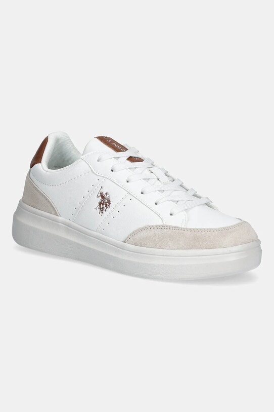 U.S. Polo Assn. Sneakersy CODY skóra zamszowa biały CODY003M.5YS3