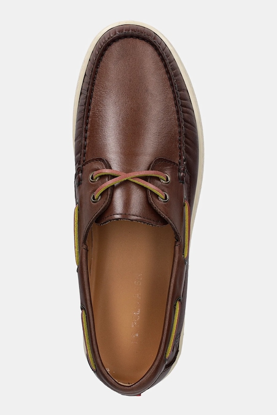 Шкіряні мокасини U.S. Polo Assn. MIGUEL001M/5L1 коричневий MIGUEL001M.5L1