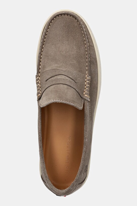 Μοκασίνια σουέτ U.S. Polo Assn. MIGUEL002M/5S1 μπεζ MIGUEL002M.5S1