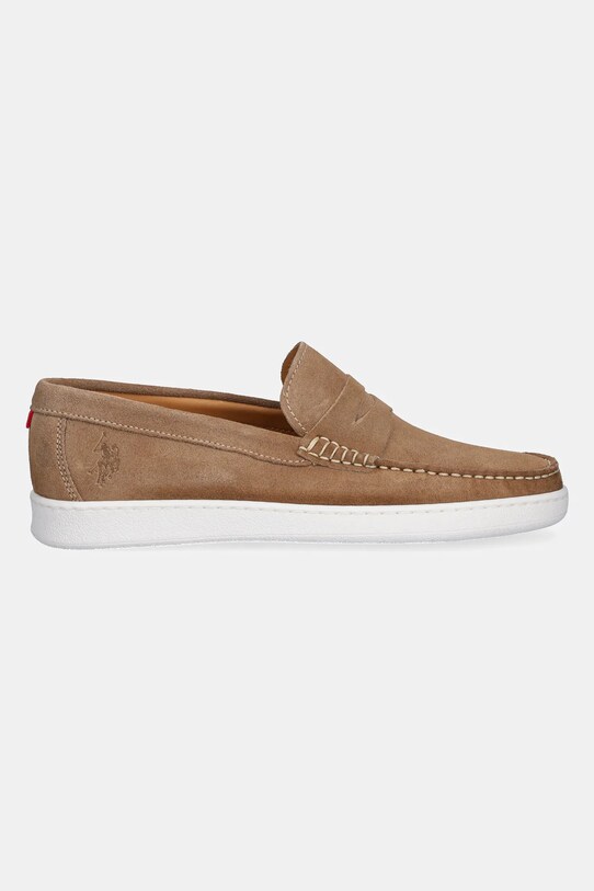U.S. Polo Assn. mocasini din piele întoarsă MIGUEL MIGUEL002M.5S1 maro SS25