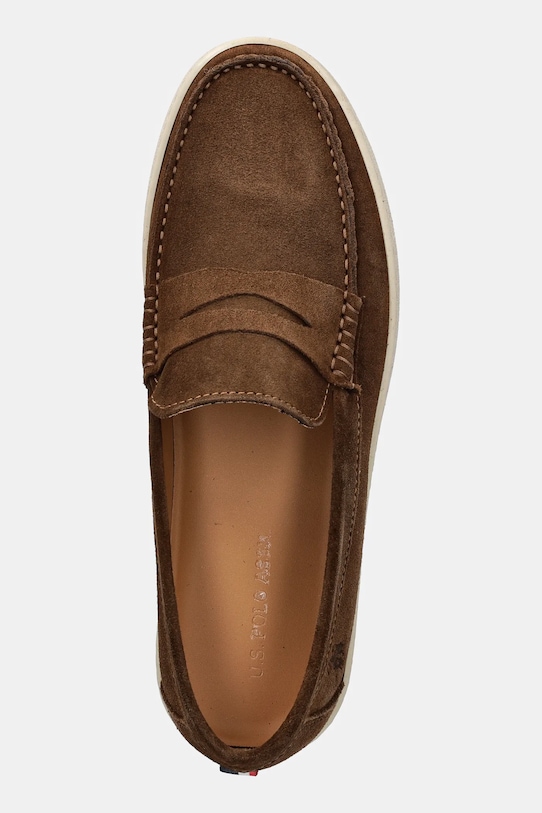 Semišové mokasíny U.S. Polo Assn. MIGUEL hnedá MIGUEL002M.5S1