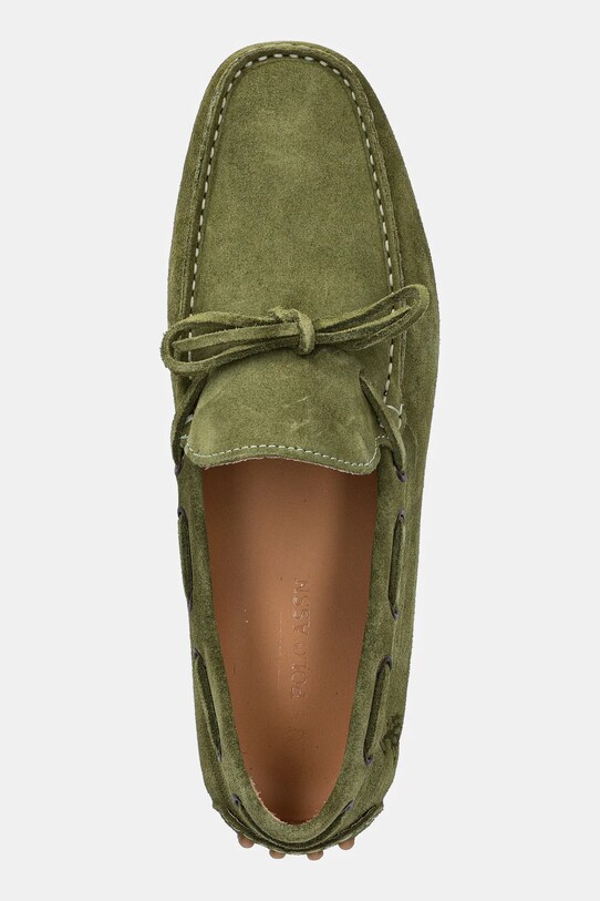 U.S. Polo Assn. mocasini din piele întoarsă PABLO verde PABLO001M.5S1