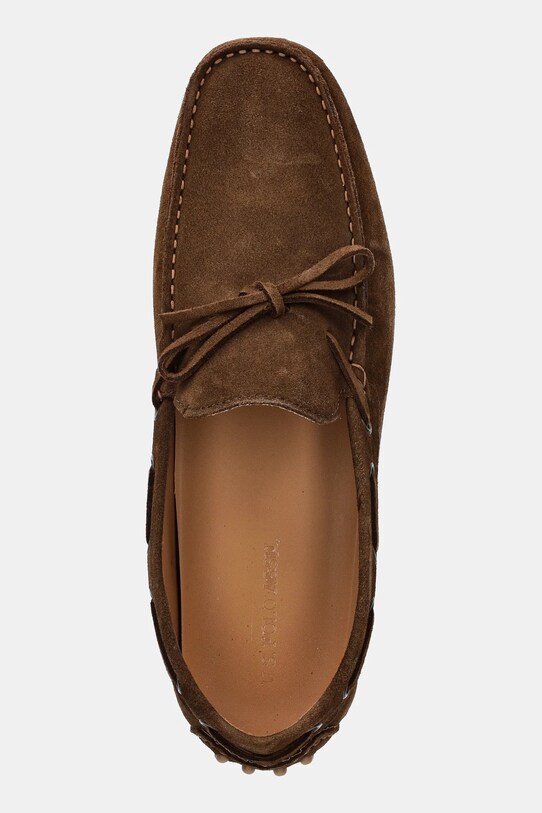 U.S. Polo Assn. mokasyny zamszowe PABLO brązowy PABLO001M.5S1