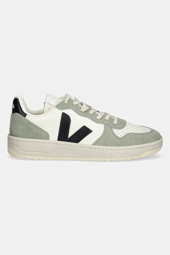 Veja sneakers din piele VI0220500B V-10 LEATHER VI0220500B verde SS25