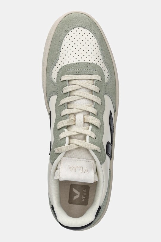 Veja sneakers din piele VI0220500B V-10 LEATHER verde VI0220500B