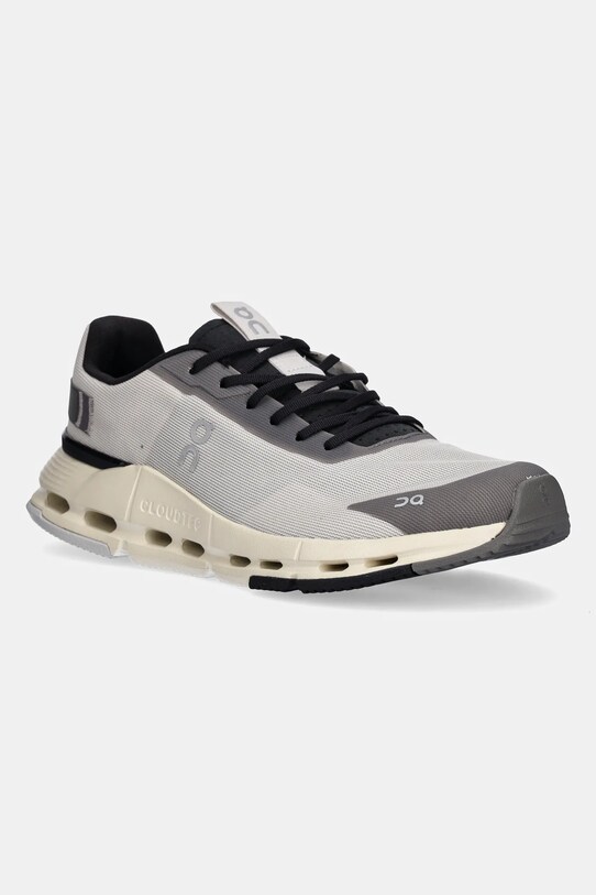 ON running sneakers Cloudnova Form 2 textil gri 3ME30152325