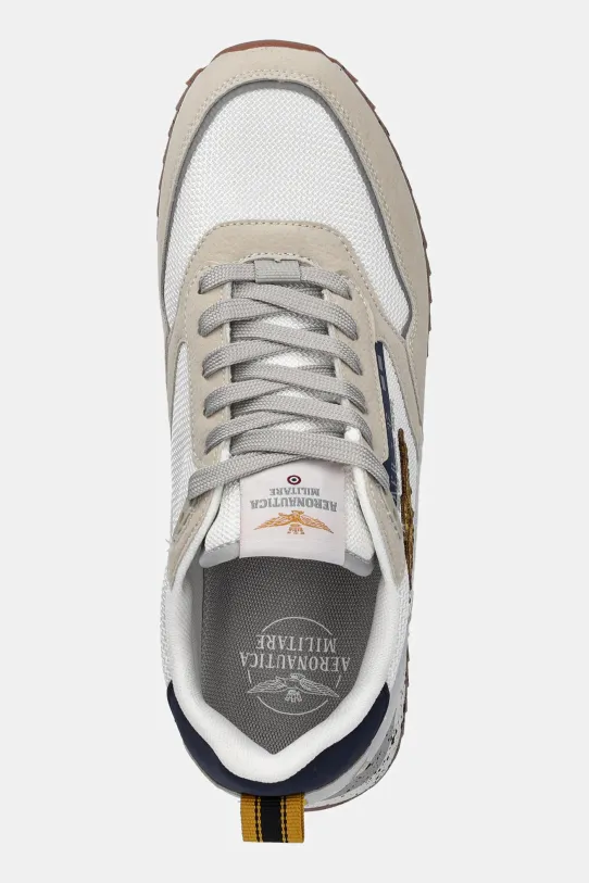 Sneakers boty Aeronautica Militare SC288CT3545 béžová SC288CT3545.94640