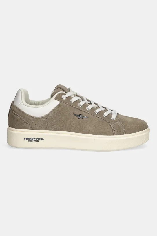Kožne tenisice Aeronautica Militare SC307PL278 SC307PL278.00004 bež SS25