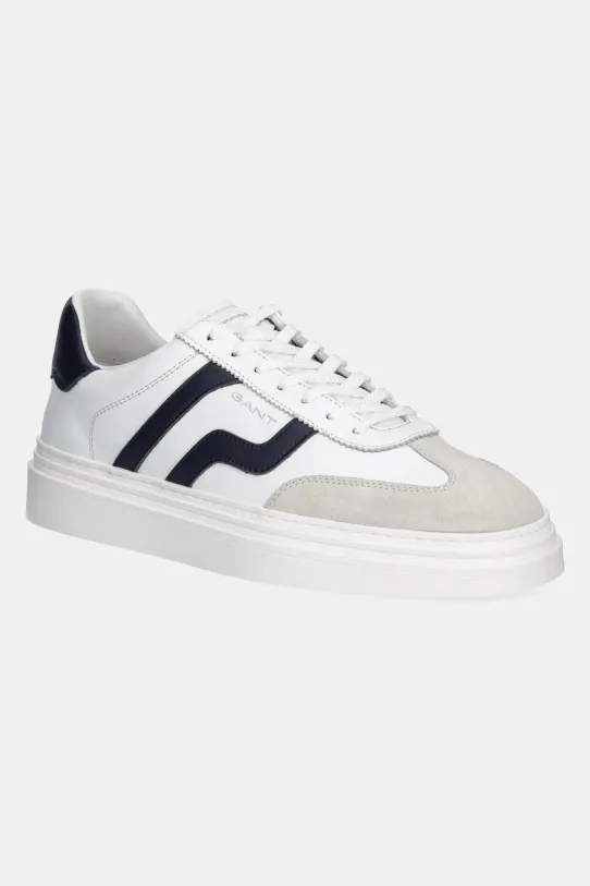 Gant sneakersy skórzane Cuzmoon skóra zamszowa biały 30633968.G316