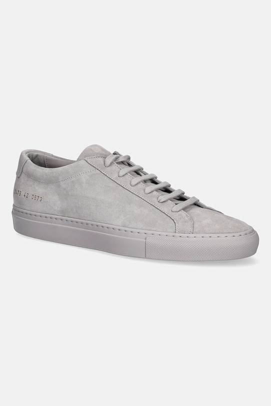 Semišové tenisky Common Projects Achilles Tonal Suede nízky sivá 2478.0573