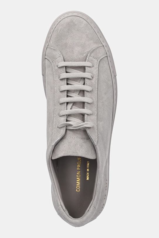 Semišové tenisky Common Projects Achilles Tonal Suede sivá 2478.0573