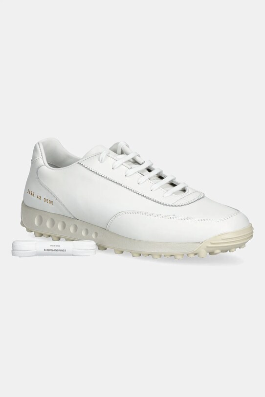 Common Projects sneakersy skórzane New Track biały 2498.0506