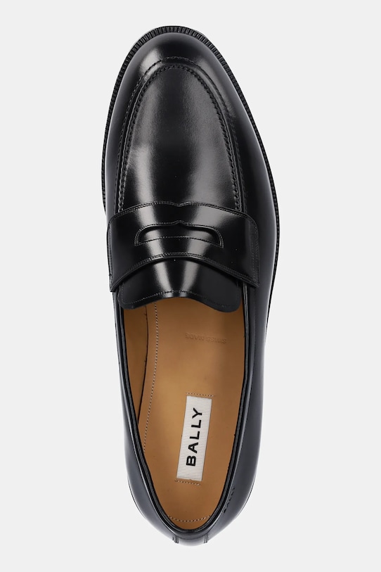 Bally mocasini de piele negru MSF0GW.VT049.U901