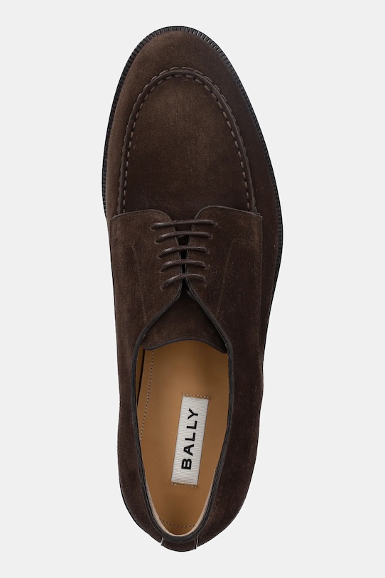Bally pantofi de piele intoarsa maro MSF0GC.SU036.U804