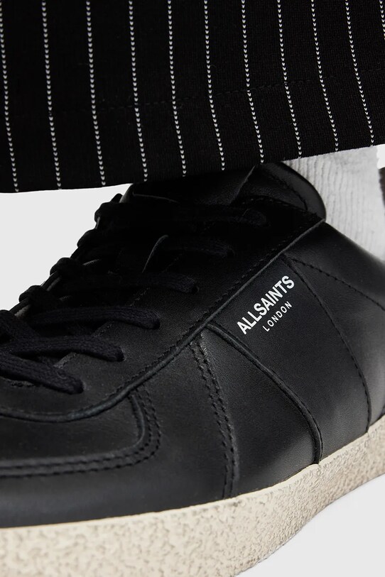AllSaints bőr sportcipő Jaimee Leather Low Top M001FB.BLK fekete