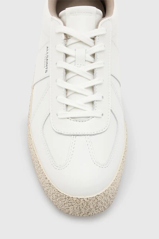 Шкіряні кросівки AllSaints Jaimee Leather Low Top білий M001FB