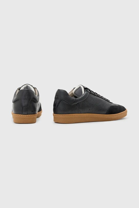 Încălțăminte AllSaints sneakers din piele Leo Low Top M008FC.BLK negru