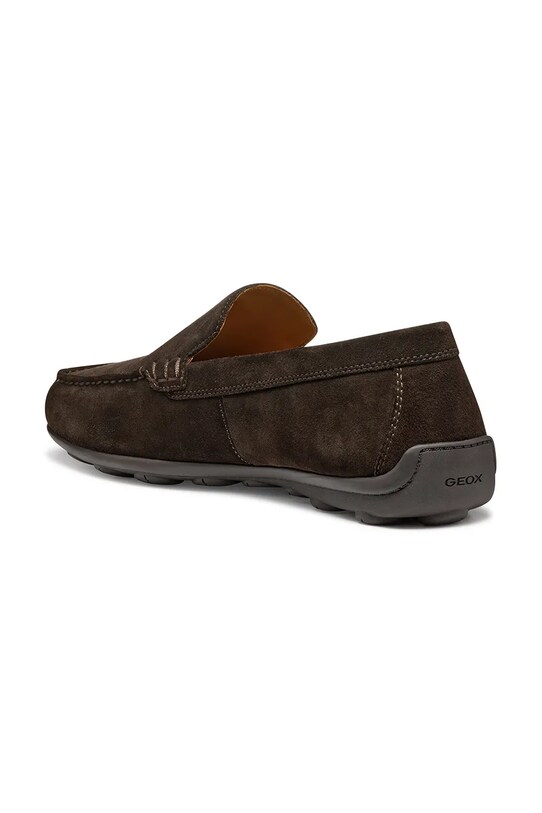 Semišové mokasíny Geox U SPHERICA EC16 hnědá U55HYA.00022.C6006