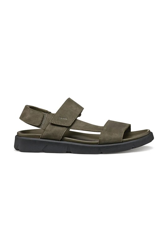 Nubukové sandály Geox U XAND 2S zelená U15BGB.00032.C3009
