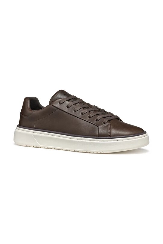 Geox sneakers din piele U ZACKERTY U46HPA.000CL.C6010 maro SS25
