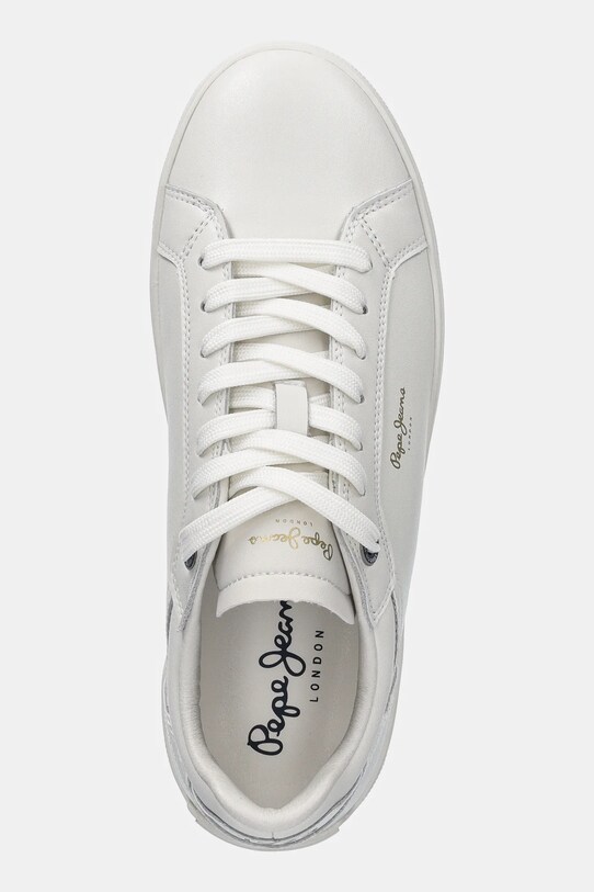Kožené sneakers boty Pepe Jeans CAMDEN EDITION M bílá PMS00045