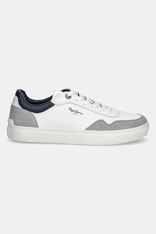 Pepe Jeans sneakersy skórzane CAMDEN COLLAR M PMS00046 biały SS25