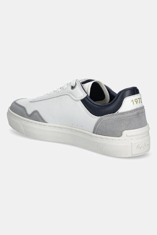 Obuwie Pepe Jeans sneakersy skórzane CAMDEN COLLAR M PMS00046 biały